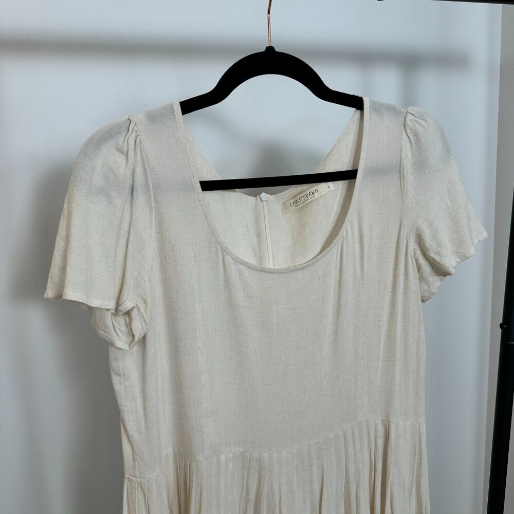 Christy Dawn - The Scarlet Dress - Color Eggshell - Size L - Picture 9 of 14